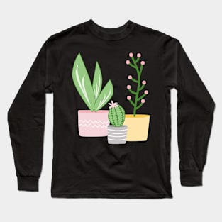 Plant life, three in a row Long Sleeve T-Shirt